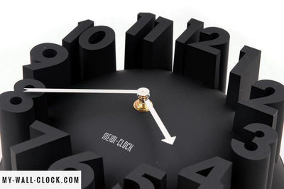 Original 3D Black Clock My Wall Clock