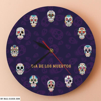 Original Clock Dia De Los Muertos My Wall Clock