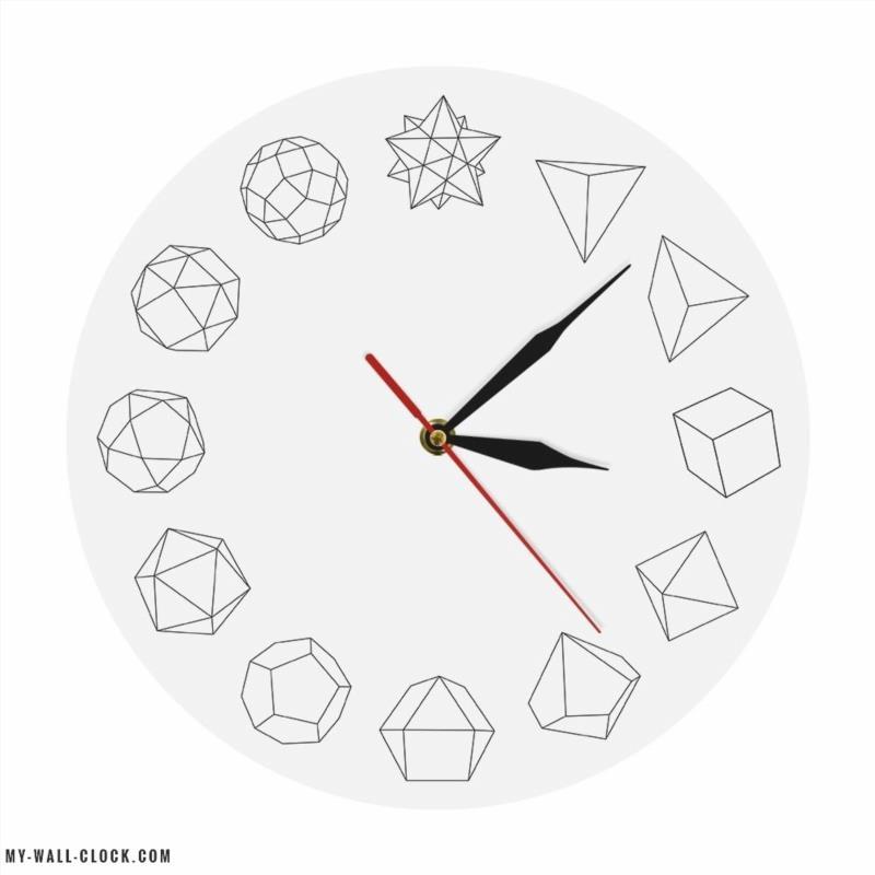 Original Clock Geometric Shapes My Wall Clock