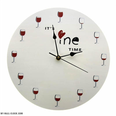 Original Clock Glass of Wine My Wall Clock