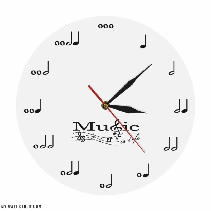 Original Clock Musical Notes My Wall Clock