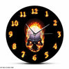 Original Clock Skull on Fire My Wall Clock