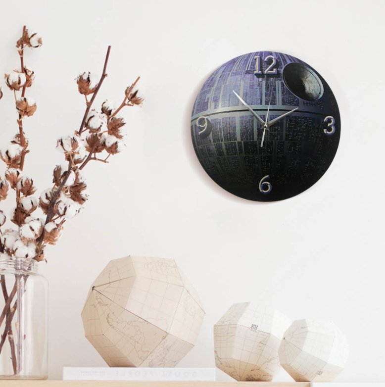 Original Death Star Wall Clock My Wall Clock