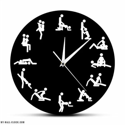 Original Kamasutra Clock My Wall Clock
