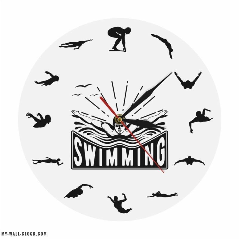 Swimming Pool Wall Clock | My Wall Clock