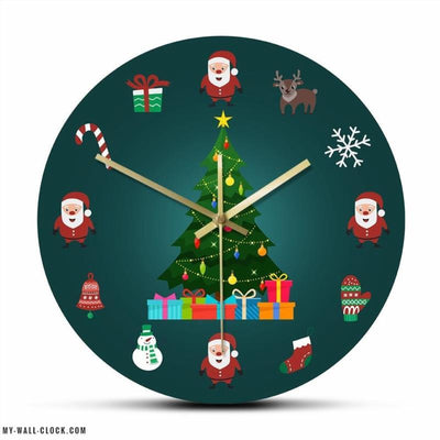Original Santa Claus Clock My Wall Clock