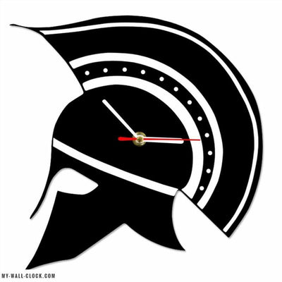 Original Spartan Helmet Clock My Wall Clock