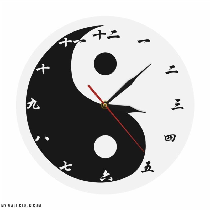 Original Yin & Yang Clock My Wall Clock