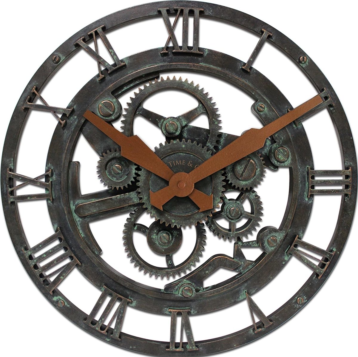 Oxidized Gears Wall Clock My Wall Clock