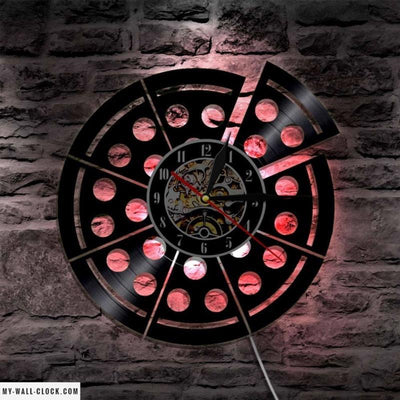 Pizza Vinyl Clock My Wall Clock