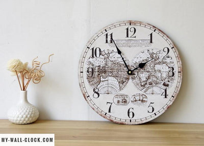 Planisphere World Clock My Wall Clock
