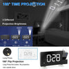 RADIO ALARM CLOCK PROJECTOR BLACK My Wall Clock