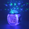 PROJECTOR ALARM CLOCK STARS WHITE My Wall Clock