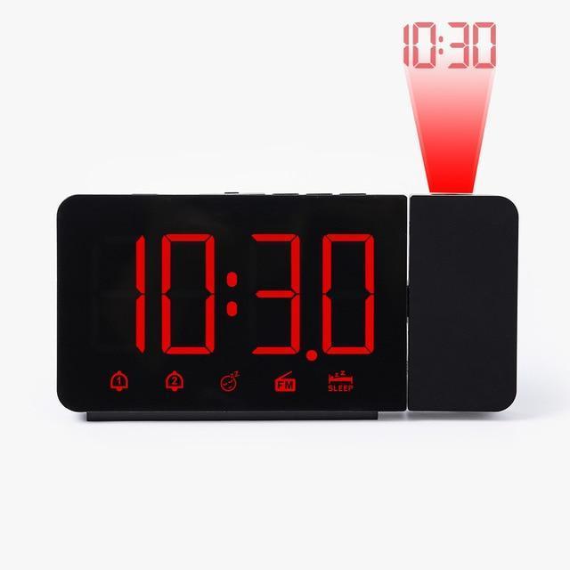 Red Projection Alarm Clock My Wall Clock