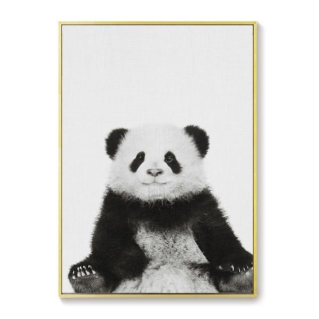 Scandinavian Animal Art Prints for Wall My Wall Clock