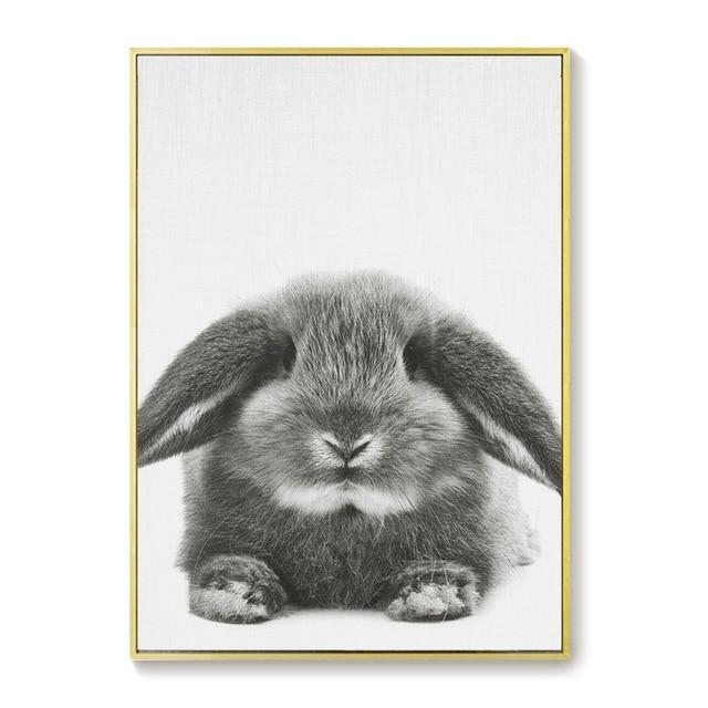 Scandinavian Animal Art Prints for Wall My Wall Clock