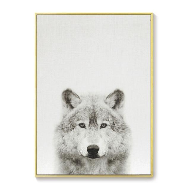 Scandinavian Animal Art Prints for Wall My Wall Clock