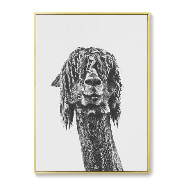 Scandinavian Animal Art Prints for Wall My Wall Clock