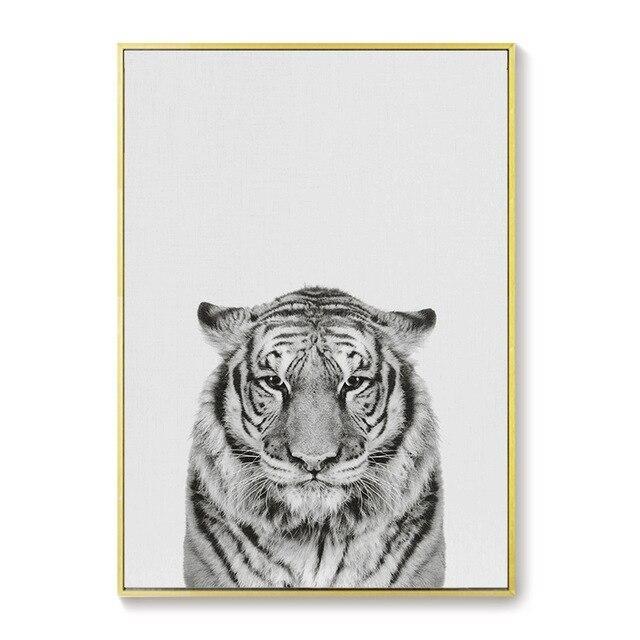 Scandinavian Animal Art Prints for Wall My Wall Clock