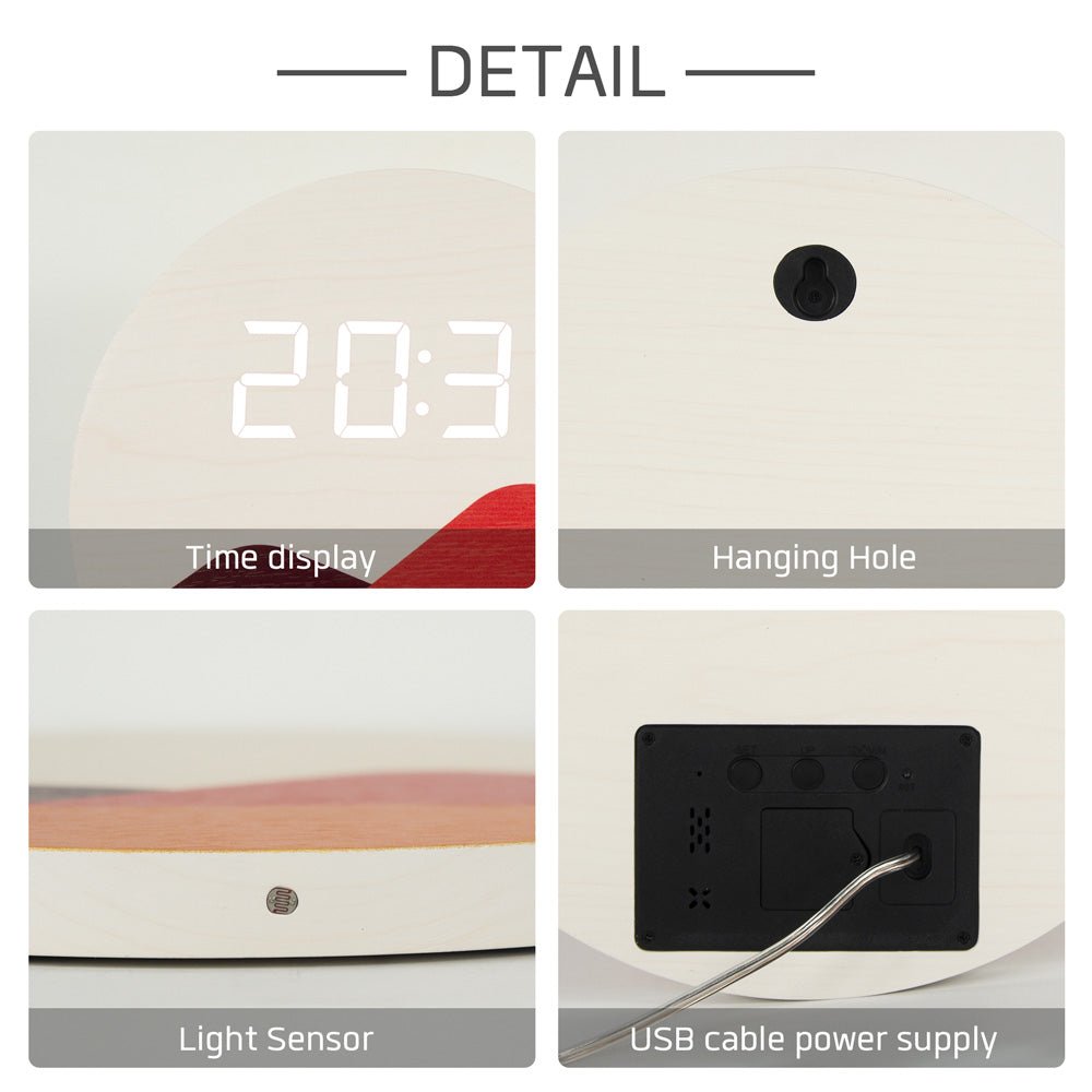 Scandinavian Clock Nordic Sunrise ™ My Wall Clock