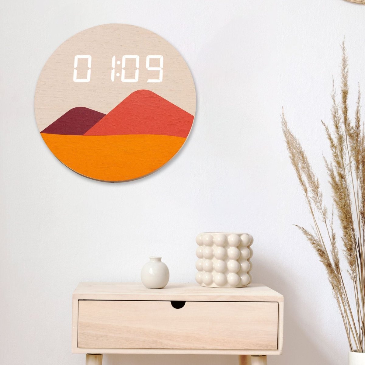 Scandinavian Clock Nordic Sunrise ™ My Wall Clock