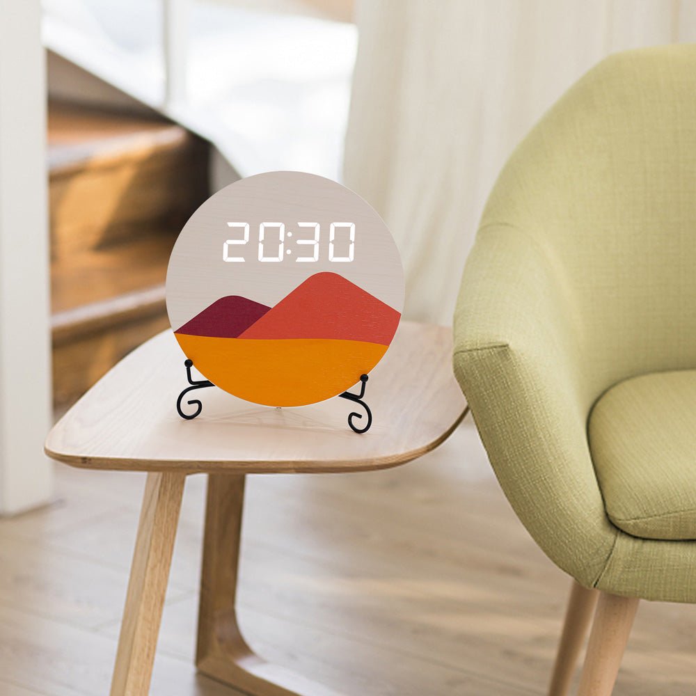Scandinavian Clock Nordic Sunrise ™ My Wall Clock