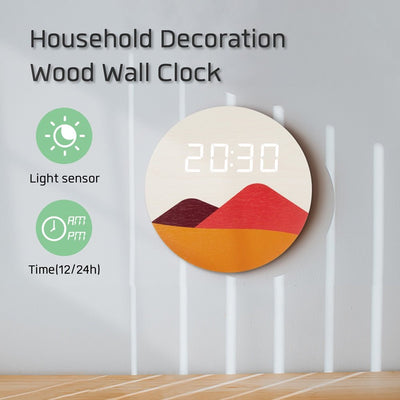 Scandinavian Clock Nordic Sunrise ™ My Wall Clock