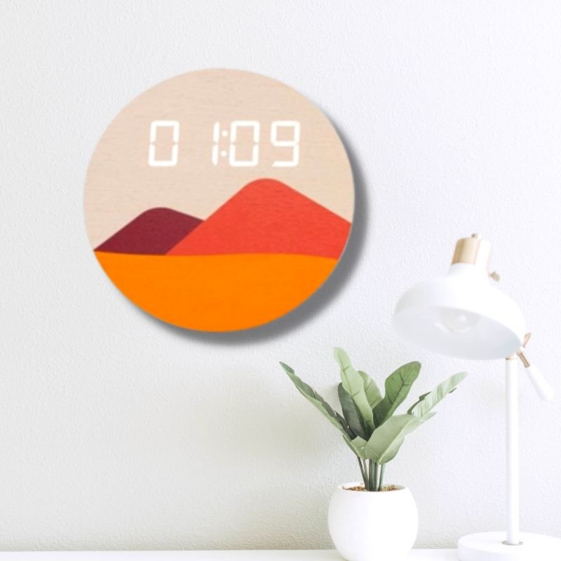 Scandinavian Clock Nordic Sunrise ™ My Wall Clock