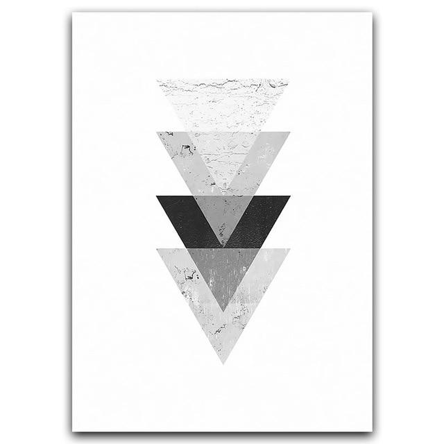 Scandinavian Geometric Wall Art My Wall Clock