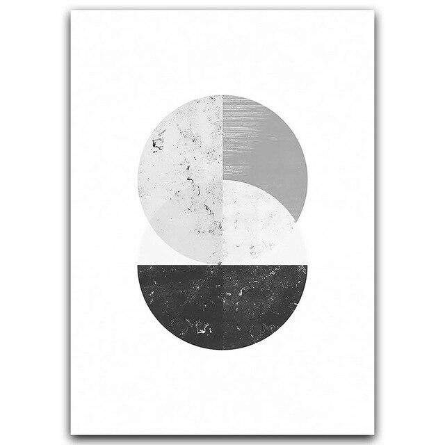 Scandinavian Geometric Wall Art My Wall Clock
