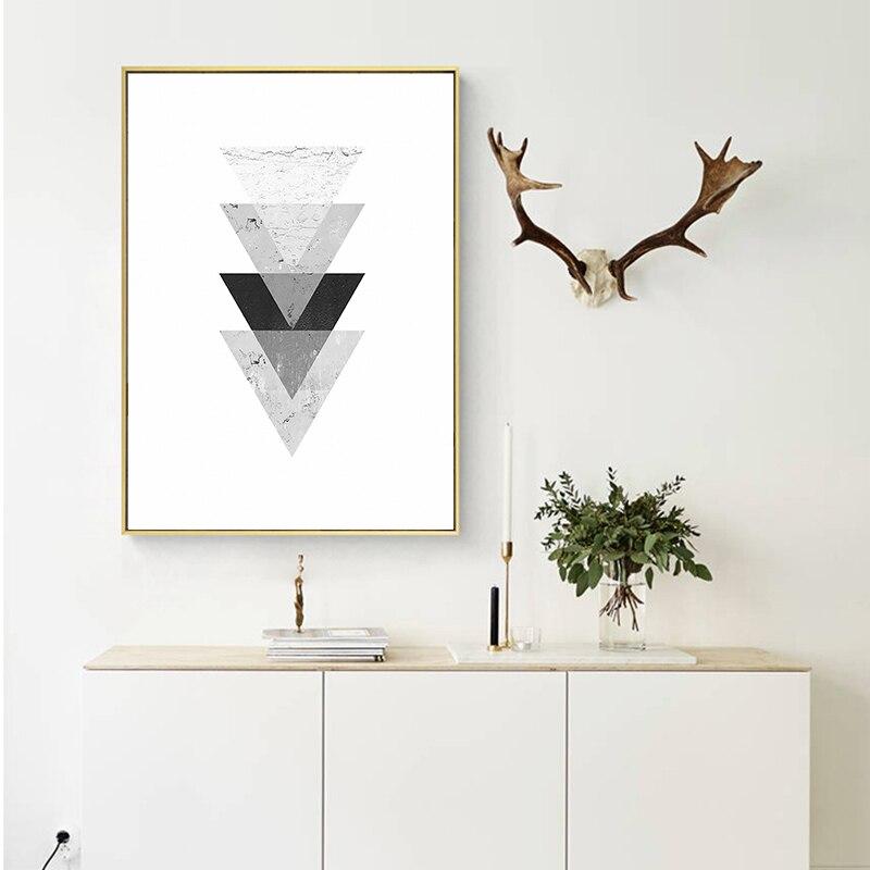 Scandinavian Geometric Wall Art My Wall Clock