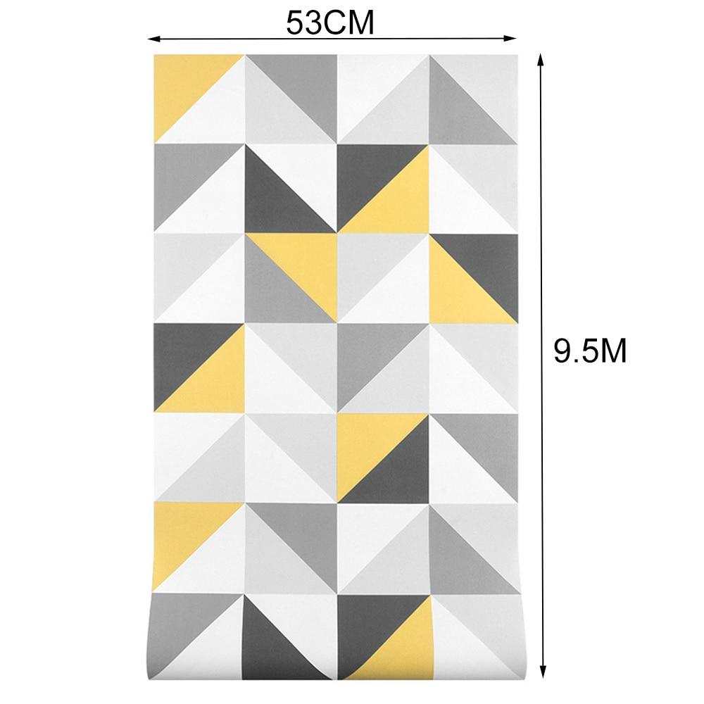 Scandinavian Wallpaper Yellow - Lieksa My Wall Clock