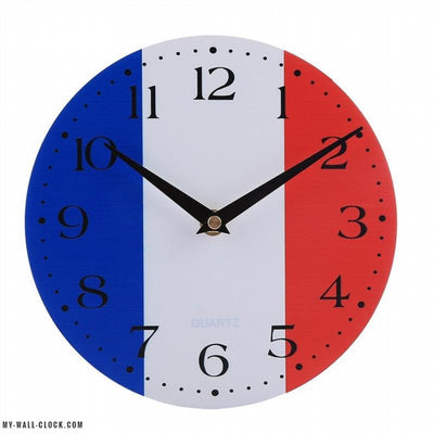 Small Clock French Flag My Wall Clock