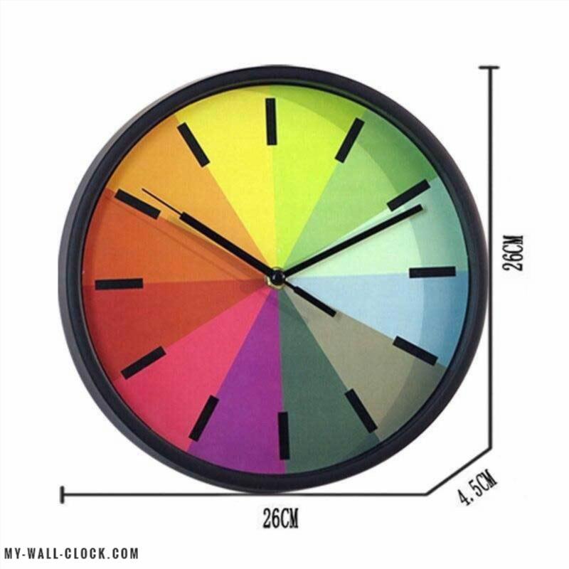 Small Color Panel Clock My Wall Clock