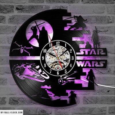Star Wars Vinyl Clock My Wall Clock