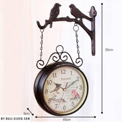 Station Clock Two Birds My Wall Clock