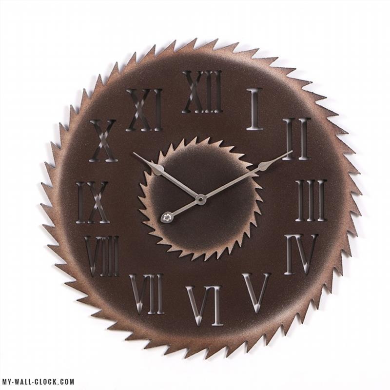 Steampunk Clock Big Saw My Wall Clock