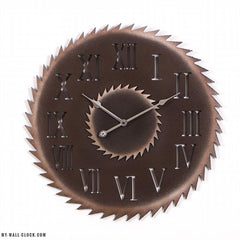 Steampunk Clock Big Saw My Wall Clock
