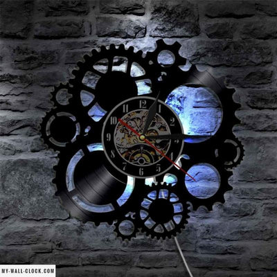 Steampunk Vinyl Clock My Wall Clock