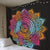 Multicolor Mandala Wall Hangings My Wall Clock