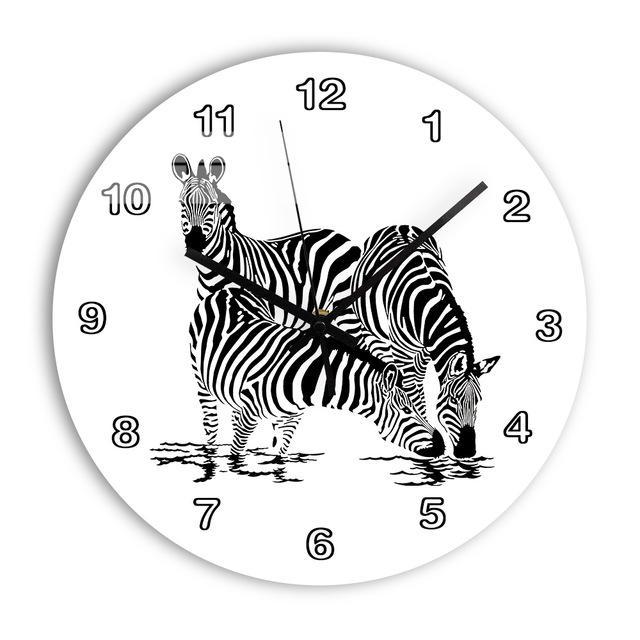 Three Zebra Child Wall Clock My Wall Clock