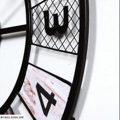 Tricolor Metal Clock My Wall Clock