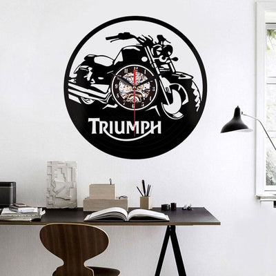 Triumph Motorcycle Vinyl Clock My Wall Clock