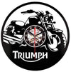 Triumph Motorcycle Vinyl Clock My Wall Clock