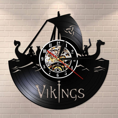 Viking Boat LED Clock My Wall Clock