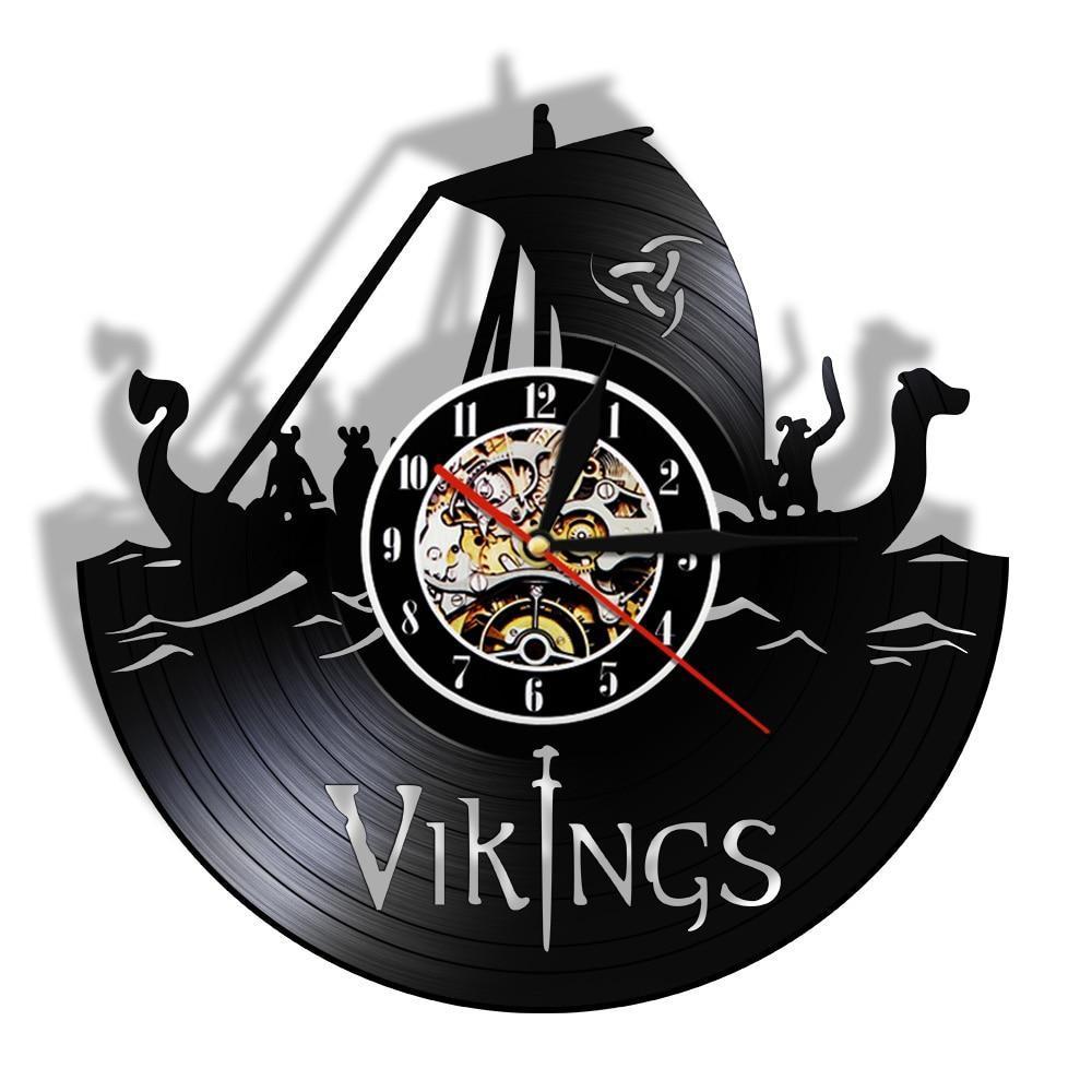 Viking Boat LED Clock My Wall Clock