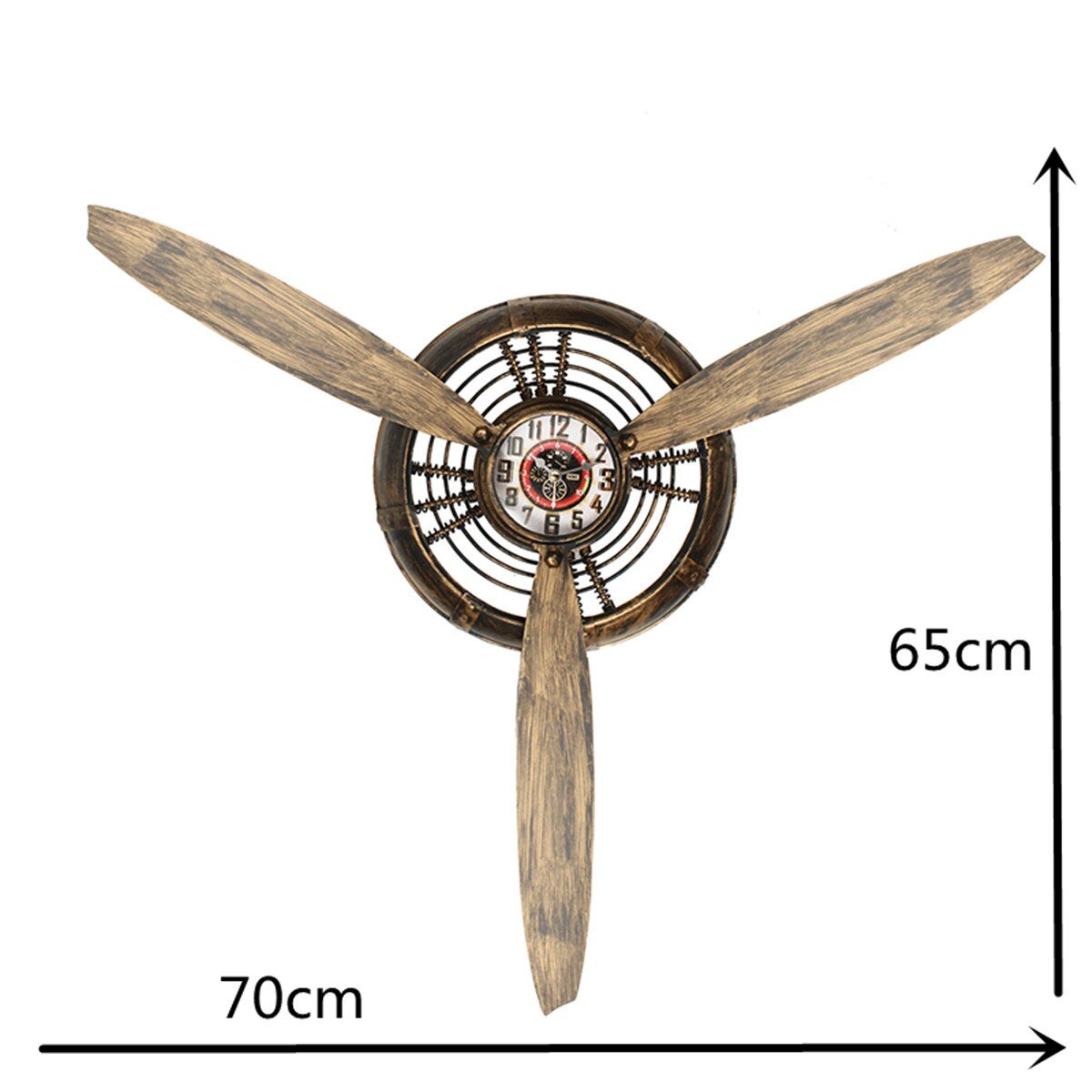 Vintage Clock Aircraft Propellers My Wall Clock