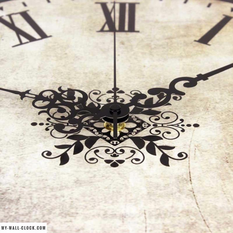 Vintage Clock Antique Beige My Wall Clock