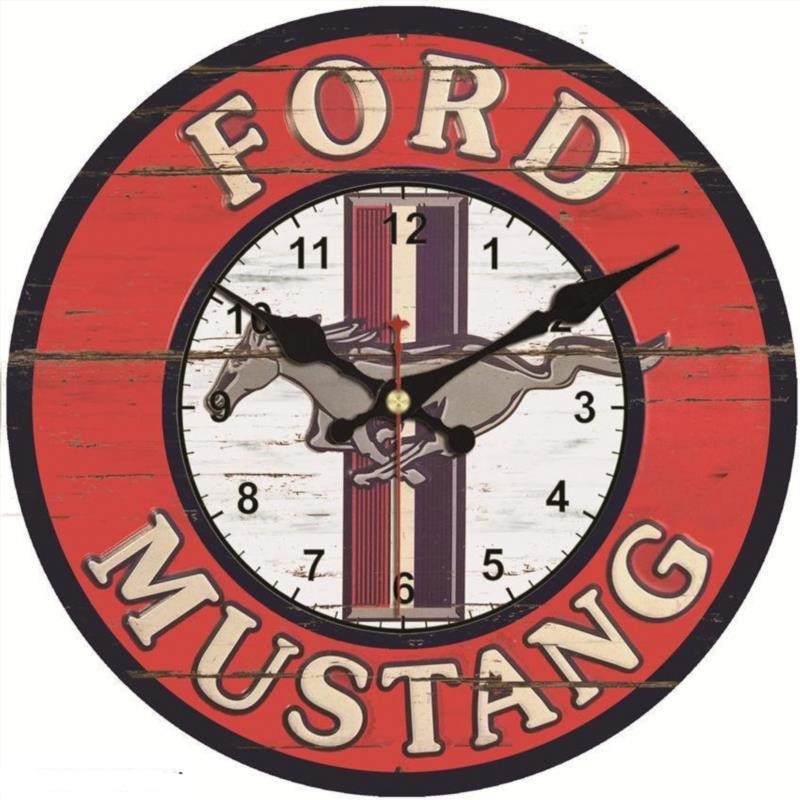 Vintage Clock Ford Mustang My Wall Clock