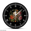 Vintage Flowered Skull Clock My Wall Clock